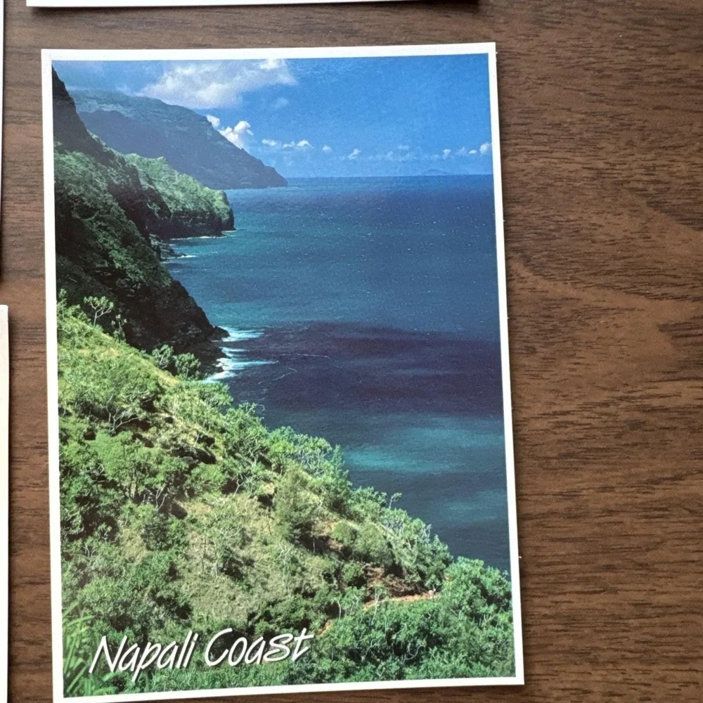 VTG‎ Lot 8 Hawaii Postcards Hotels Beach Air View Topless Bathing Beauty 1980s